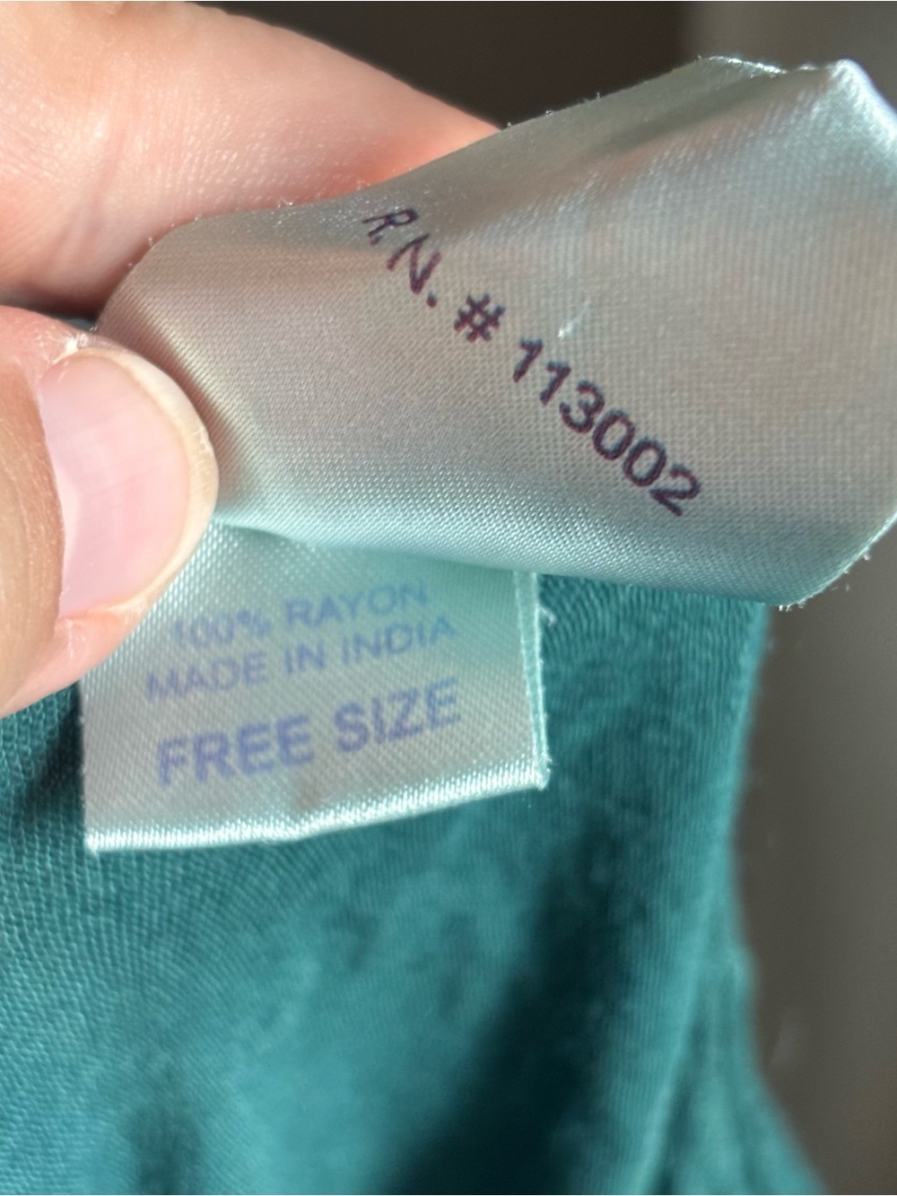 India Boutique Teal Green Floral Sundress - Picture 7 of 7